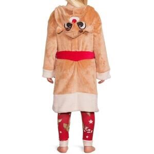 Rudolph the Red-Nosed Reindeer 3-Piece Pajamas + Robe Set Size 3T